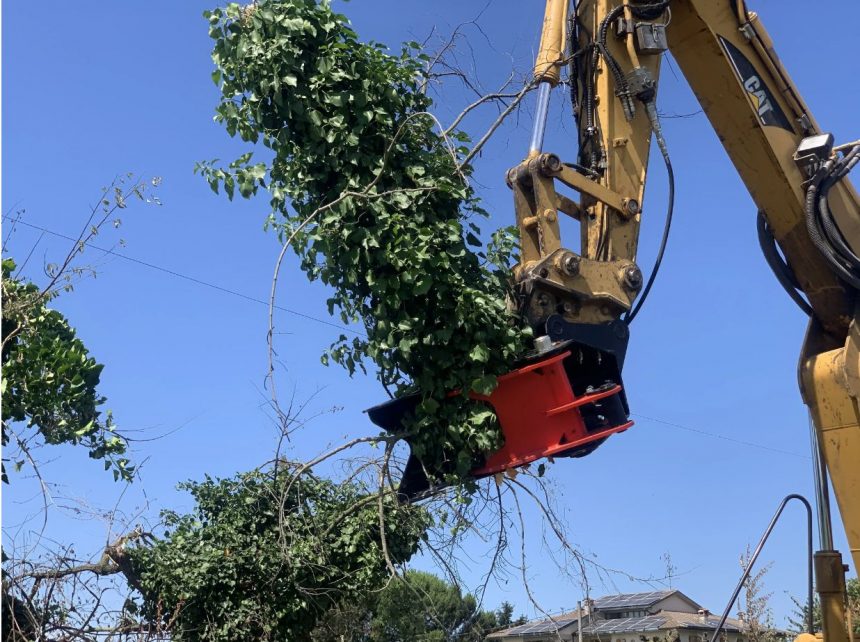 Tree Shear The St. Company mulchers, respirators, excavator